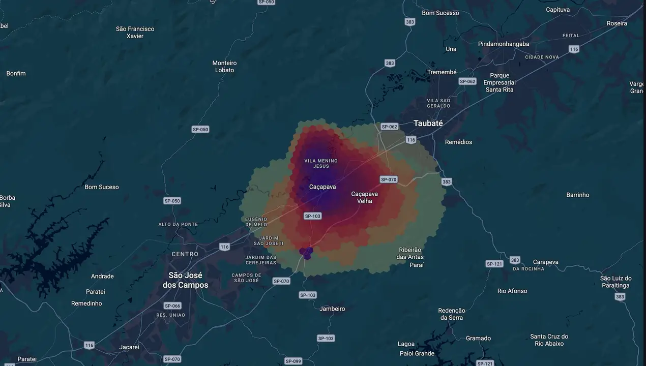 Mapa eleitoral de Yan Lopes