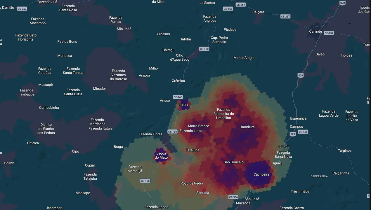 Mapa eleitoral de Zé Dival