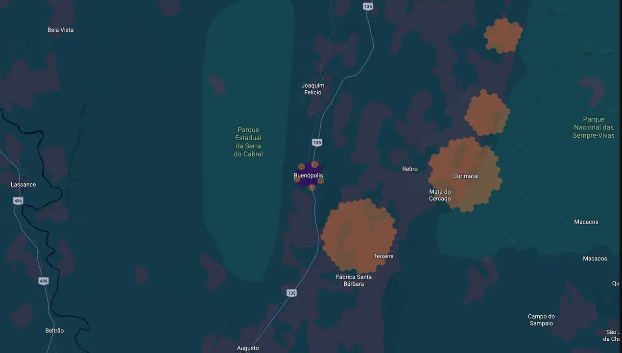 Mapa eleitoral de Zé do Ford