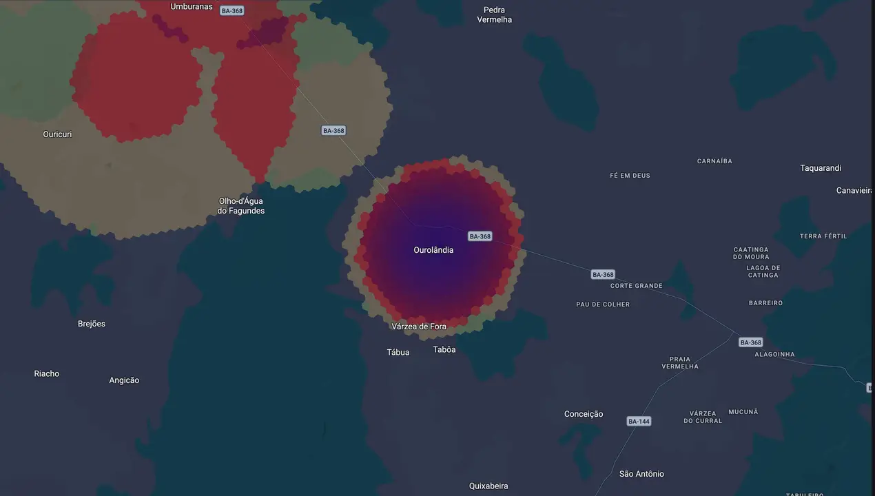 Mapa eleitoral de Zé do Povo