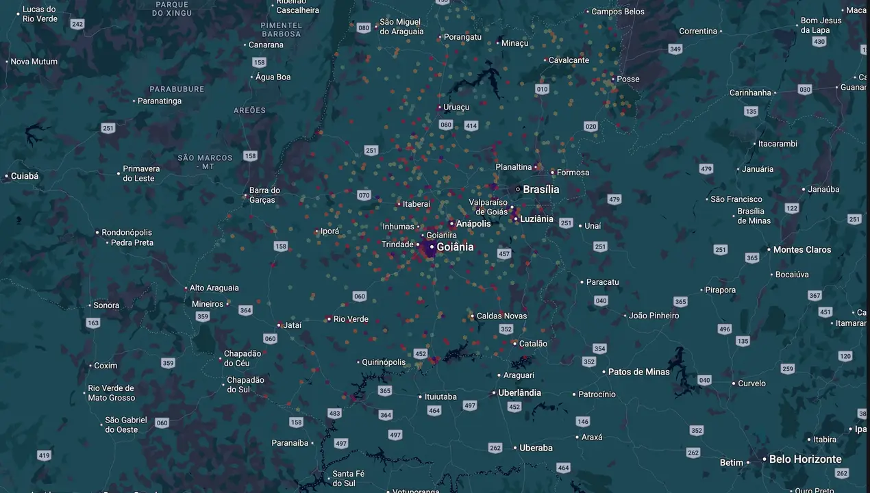 Mapa eleitoral de Zé Eliton