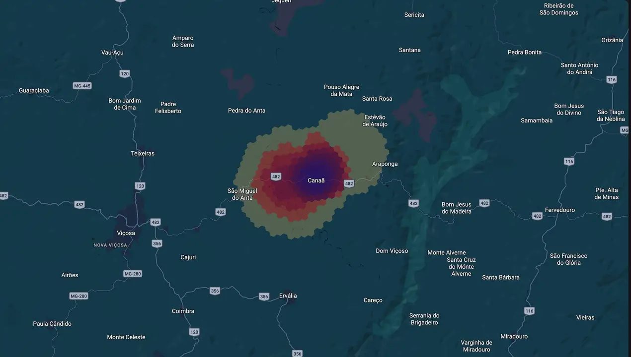 Mapa eleitoral de Zé Ivanir