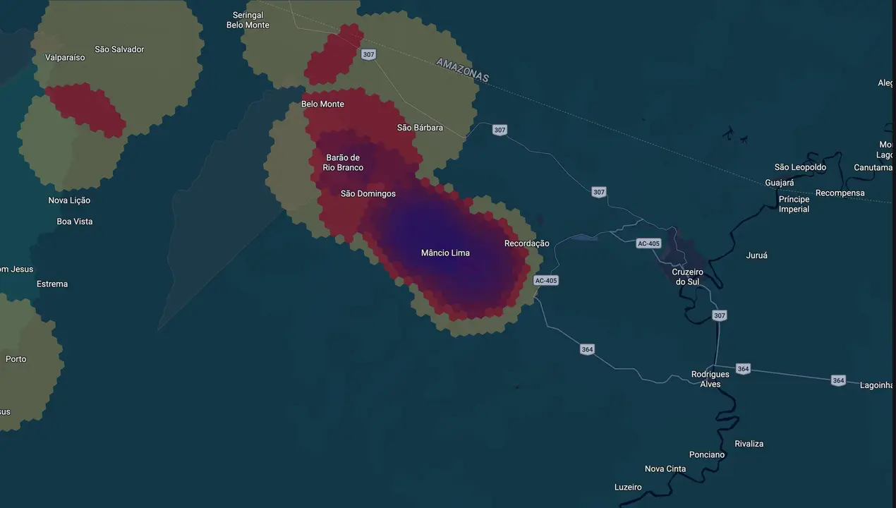 Mapa eleitoral de Zé Luiz