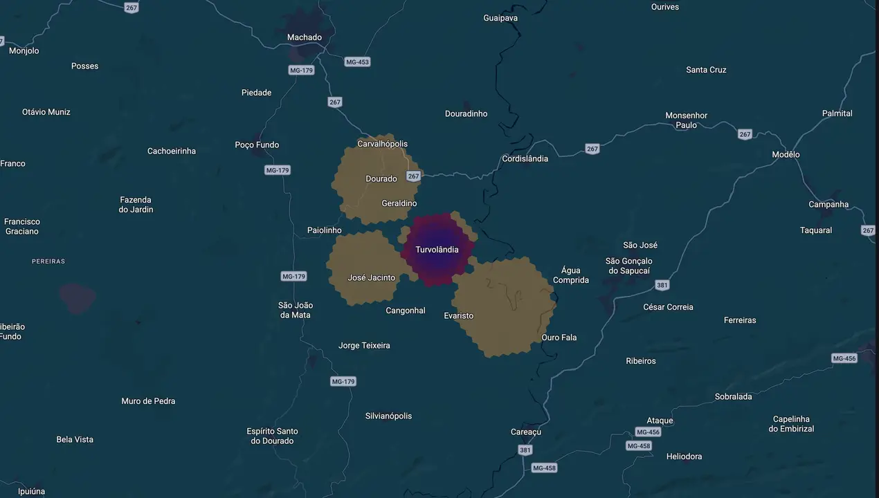 Mapa eleitoral de Ze Nelsinho