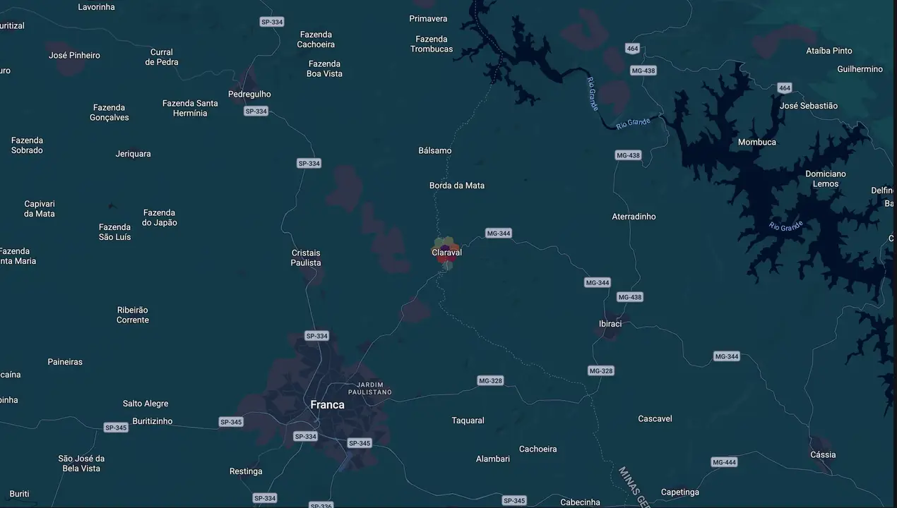 Mapa eleitoral de Zé Reinaldo