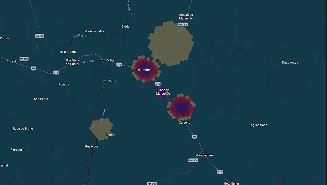 Mapa eleitoral de Ze Ricardo