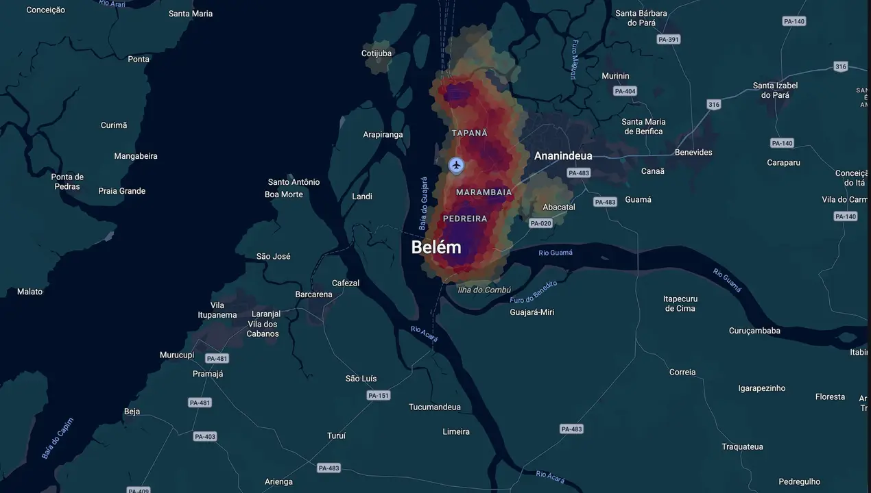 Mapa eleitoral de Zezinho Lima