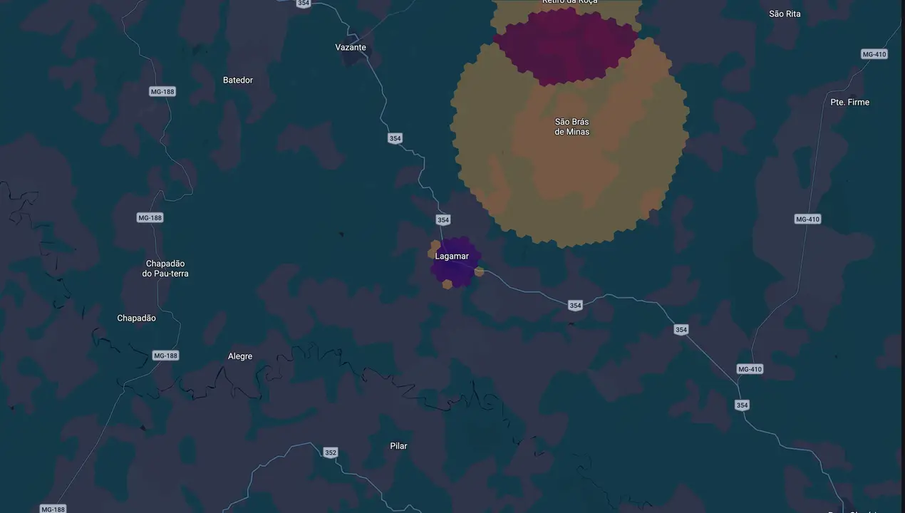 Mapa eleitoral de Zico 
