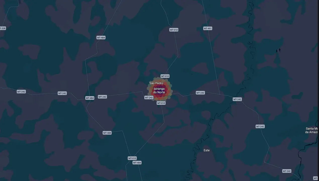Mapa eleitoral de Zoinho