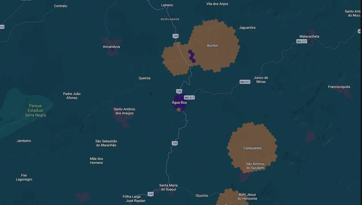 Mapa eleitoral de Zola